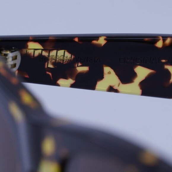 Bottega Veneta BV1001S 002 Sunglasses Havana Square Frame, Brown Lenses - Picture 9 of 11